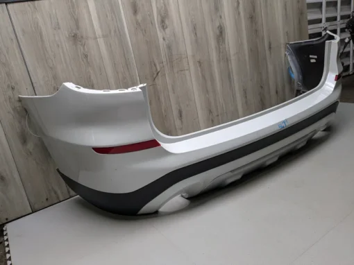 Original BMW G01 X3 30 X LINE Heckstoßstangenabdeckung Mineralweiss Metallic (A96)